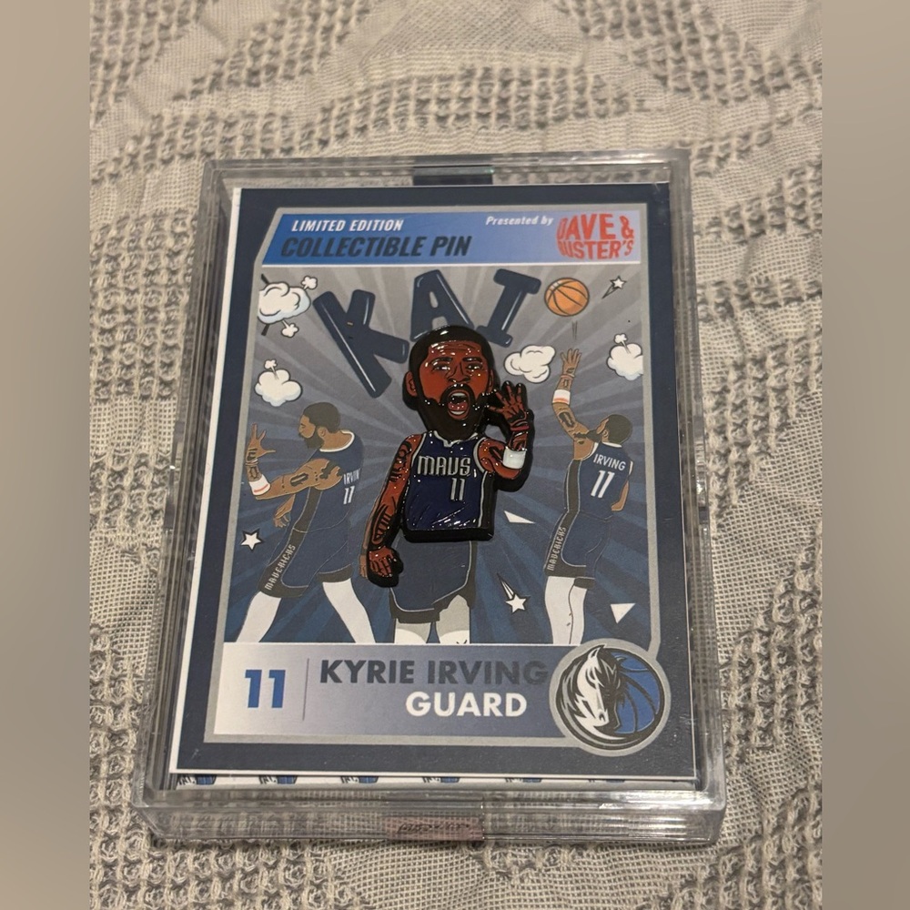 Dallas Mavericks Kyrie Irving Limited Edition Collectible Pin Brand New